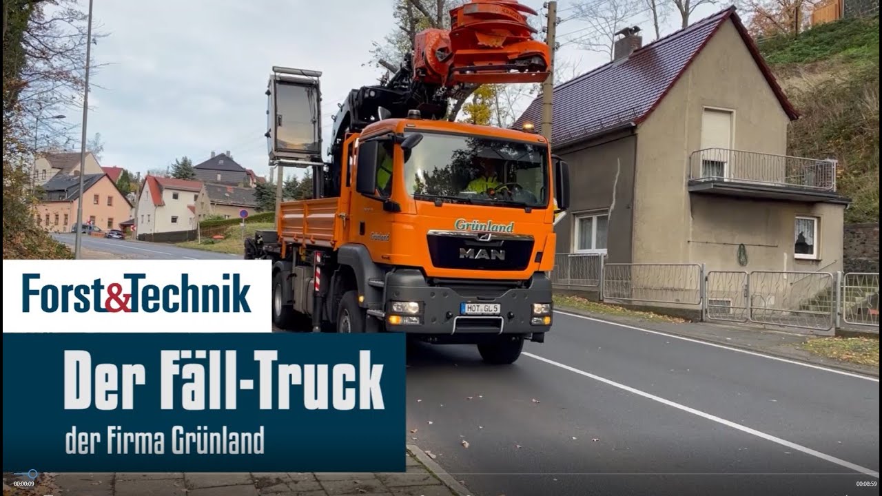 Saubere Sache - Der Grünland Lkw-Fällkran