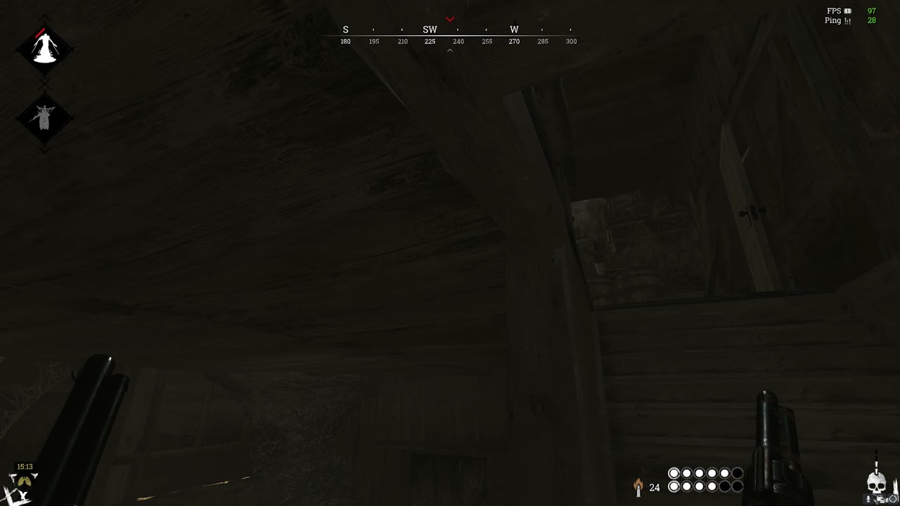 Hunt:Showdown - Incendiary Caldwell Pax Push Upstairs - One Hunter Killed