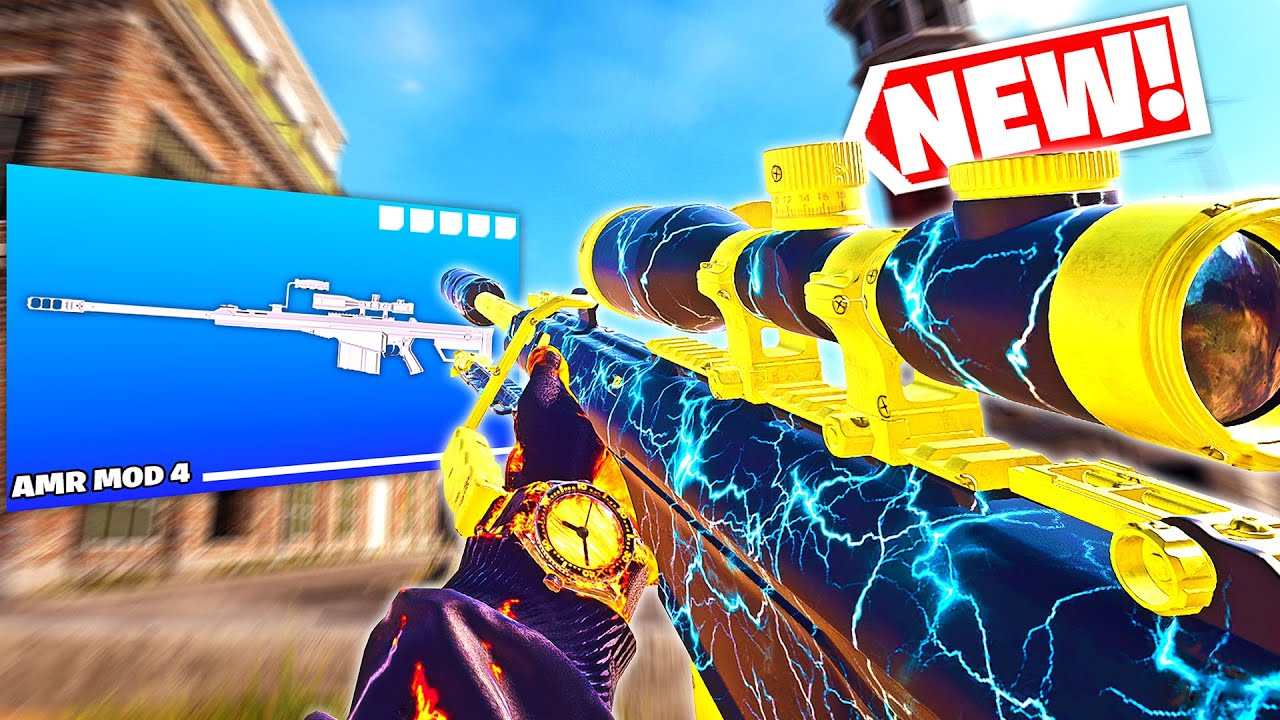 New *1 SHOT* AMR MOD 4 Sniper in WARZONE 4! 🔥 (Rebirth Island)
