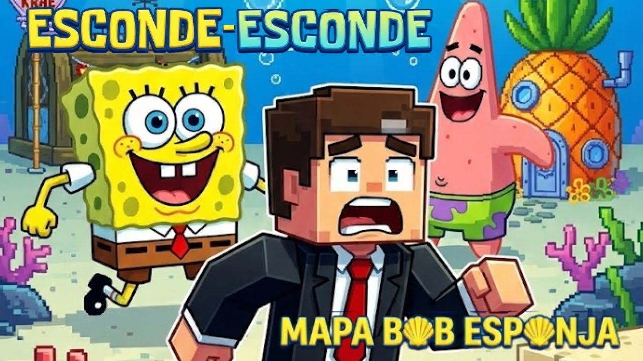 Minecraft: Os Escondedores Foram Parar no Mundo do Bob Esponja (Especial de Ano Novo)