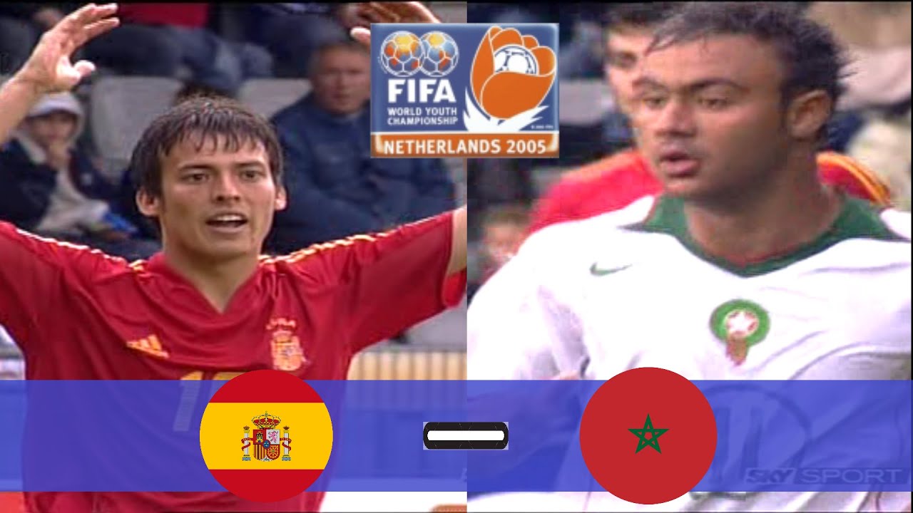 قمة ممتعة و مثيرة بين المغرب و إسبانيا كأس العالم للشباب 2005 Morocco vs Spain WC U20
