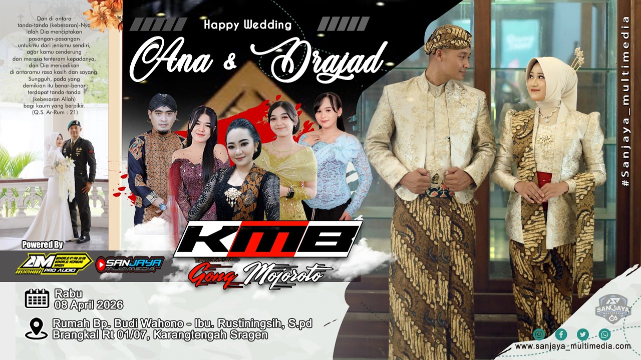 🔴Live KMB GEDRUG SRAGEN || AM PRO AUDIO - Happy Wedding 