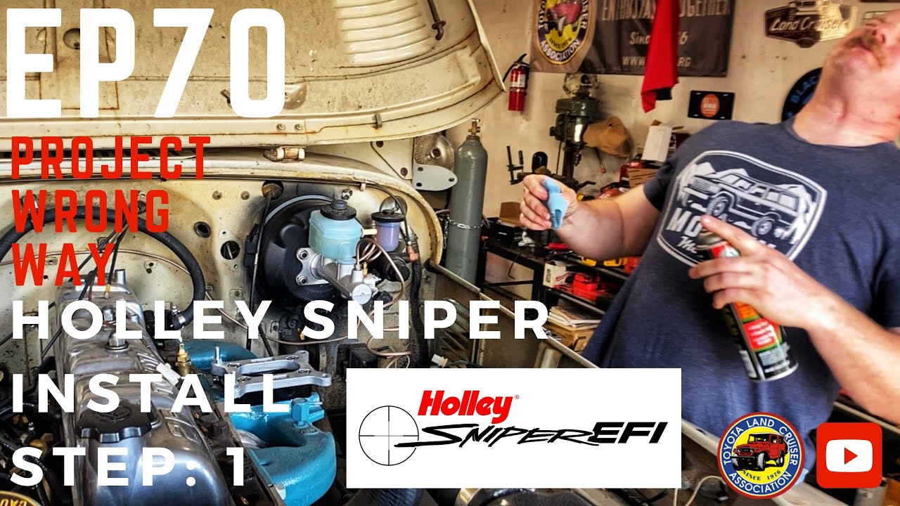 Step 1: FJ40 Holley Sniper Install By Idiot, Wifey Replaced By Basketball, Landcruiser Progress