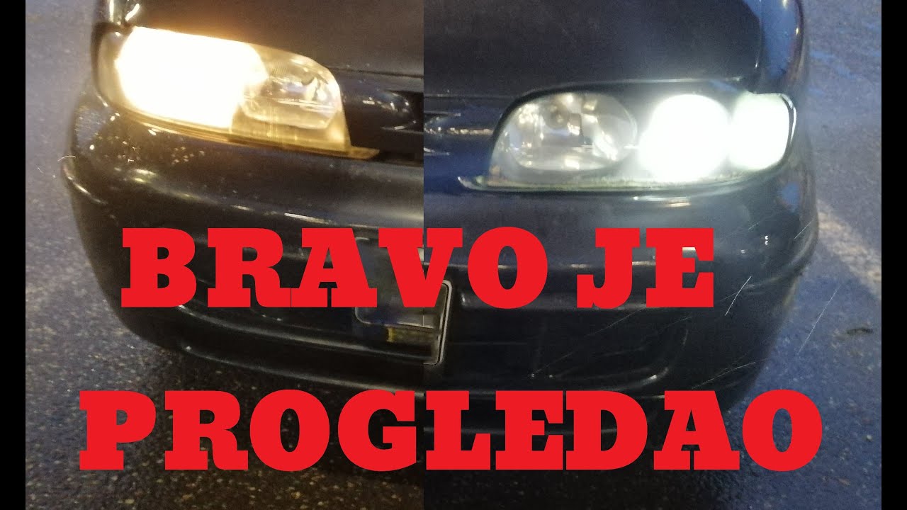 Bravo je progledao! Farovi sa sočivima + LED sijalice