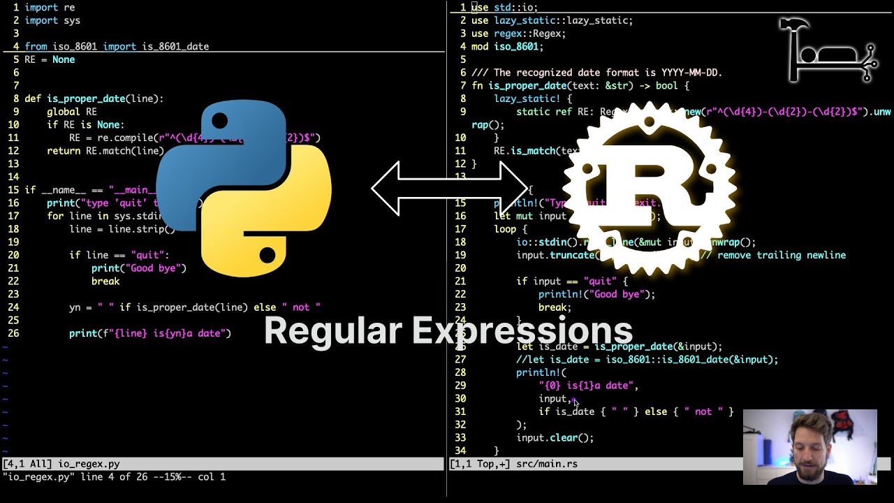 17. Regular Expressions - From Python to Rust