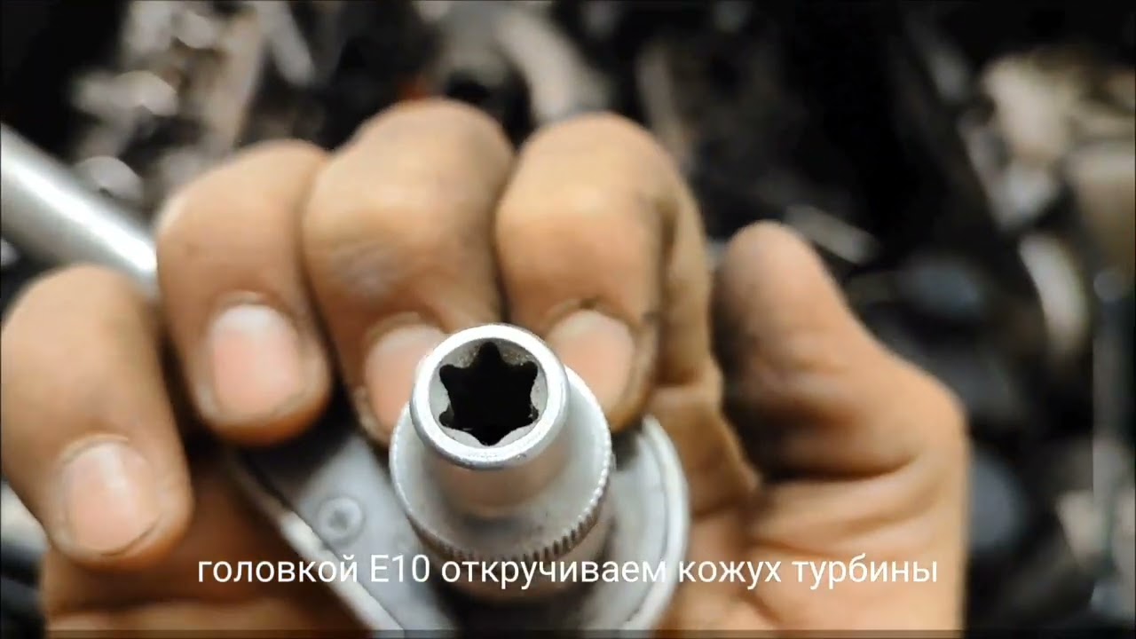 как снять выпускной коллектор OM 642 ml350