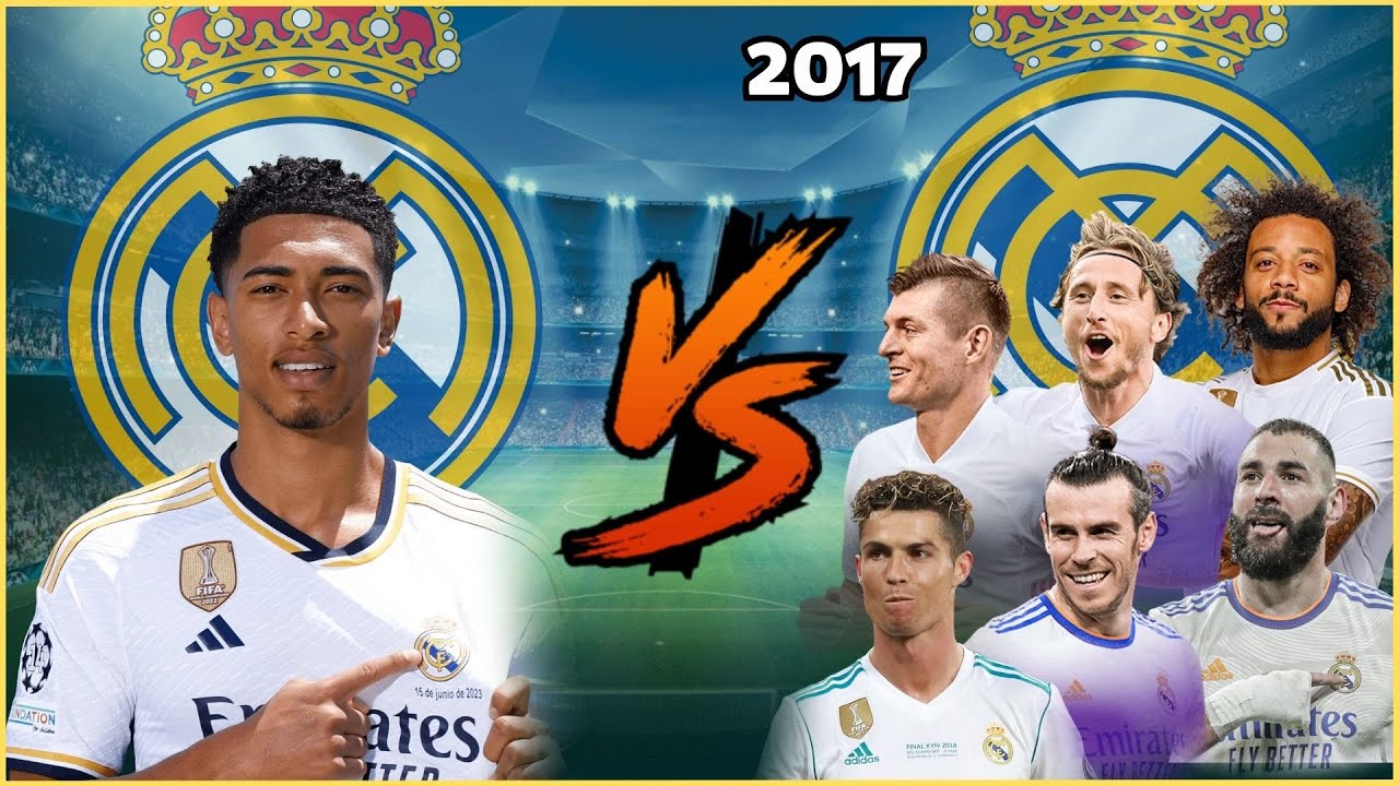 Bellingham 🆚 2017 Real Madrid💪🔥(Ronaldo-Bale-Benzema-Ramos)