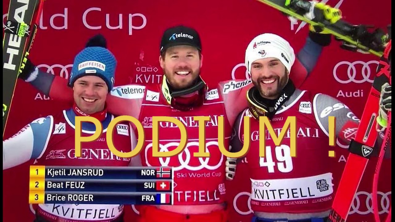 Brice ROGER 3&egrave;me du super-G de Kvitfjell / Norv&egrave;ge