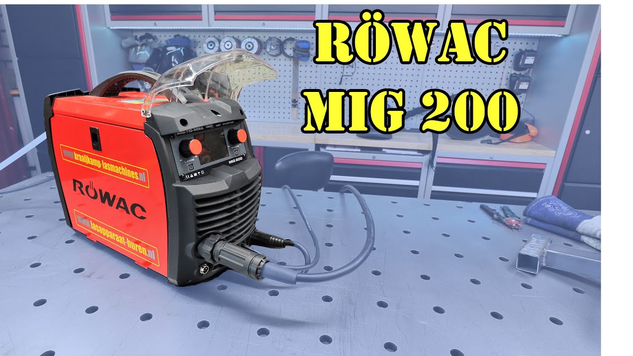 Röwac Mig 200S Ecoline eerste indruk en mag lassen.