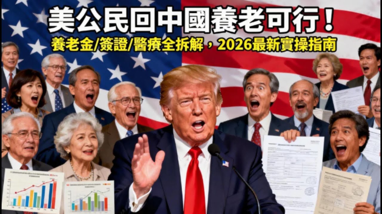 美國公民中國養老必看｜綠卡申請+醫療保障+文件接收一站式攻略