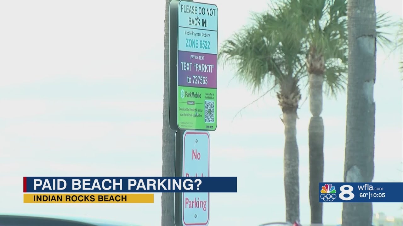 Paid beach parking at $4.50 an hour unanimously approved on Indian Rocks Beach