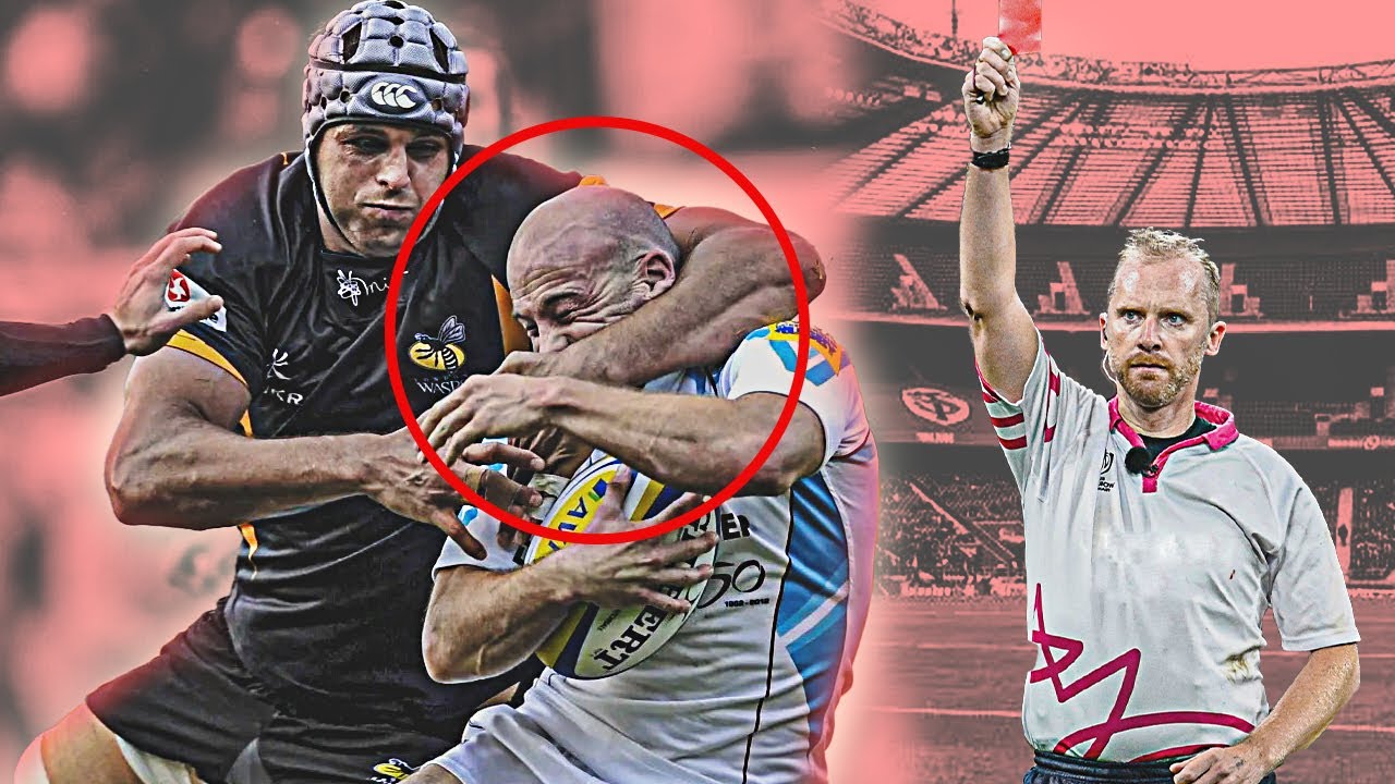 Most Deserved Rugby Red Cards 2024 | Brutal Hits Part 2