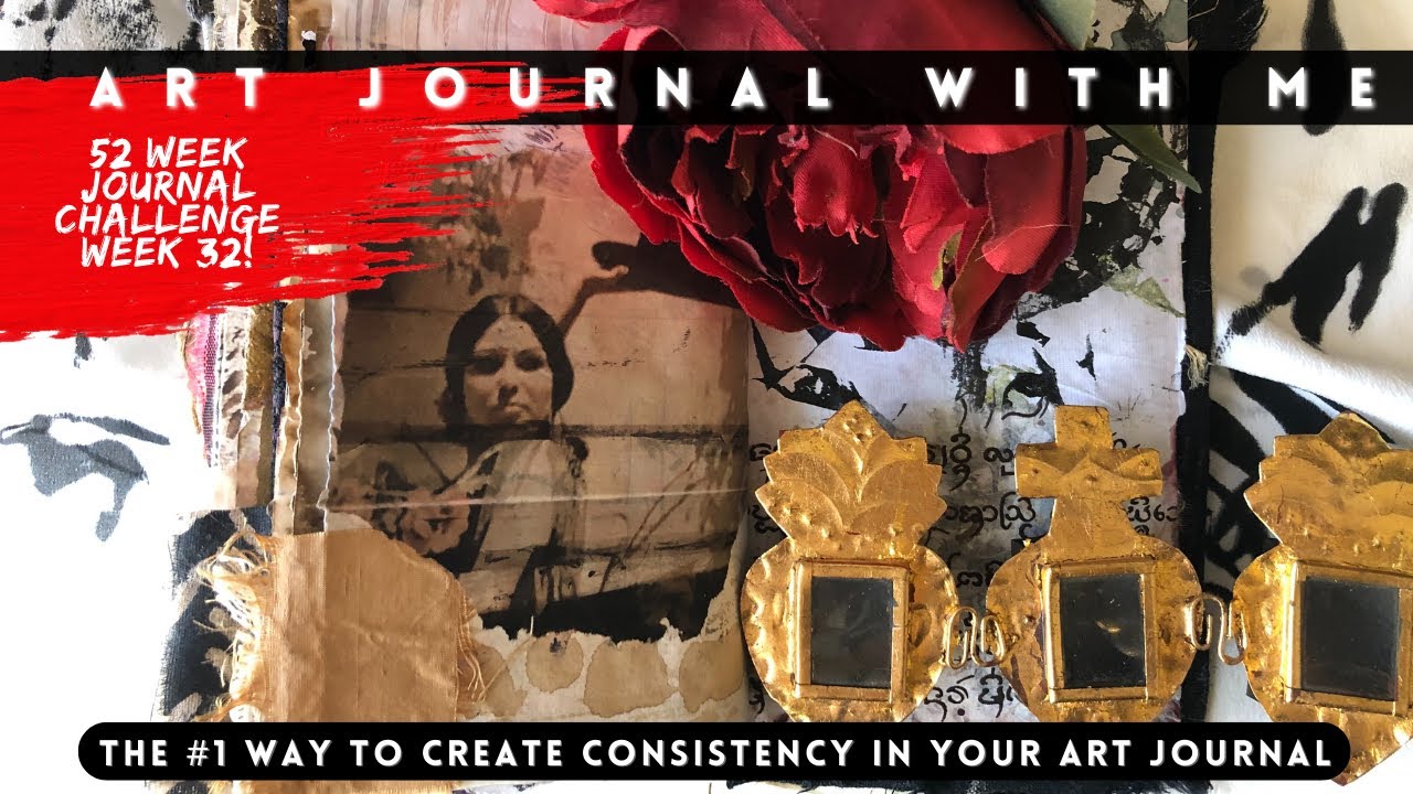 How to create visual consistency in your Art Journal - 10% Rule & Color Theory! #Artjournal w/ Me!