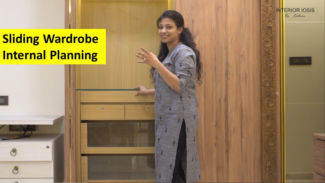 Sliding Wardrobe Interior Design | Sliding Wardrobe Design for Bedroom | Interior Iosis by Nihara