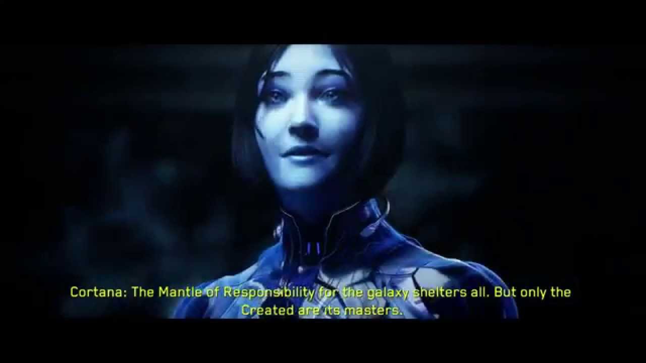 Halo 5: Guardians - Mission 15: Cortana "Mantle of Responsibility" UNSC Ships Down, Lasky Cutscene