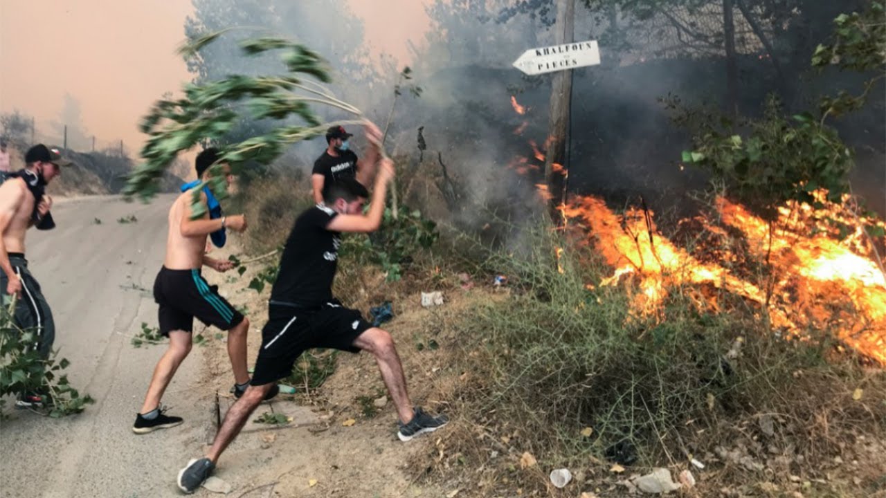 Algeria wildfires: At least 25 soldiers die saving residents from blazes ravaging mountain forests