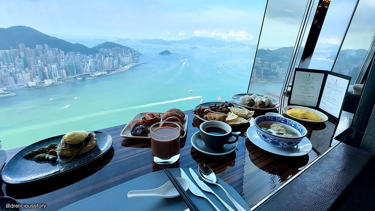 THE HIGHEST BREAKFAST IN THE WORLD Review @ L 103 The Ritz Carlton Hong Kong Hotel ICC Kowloon