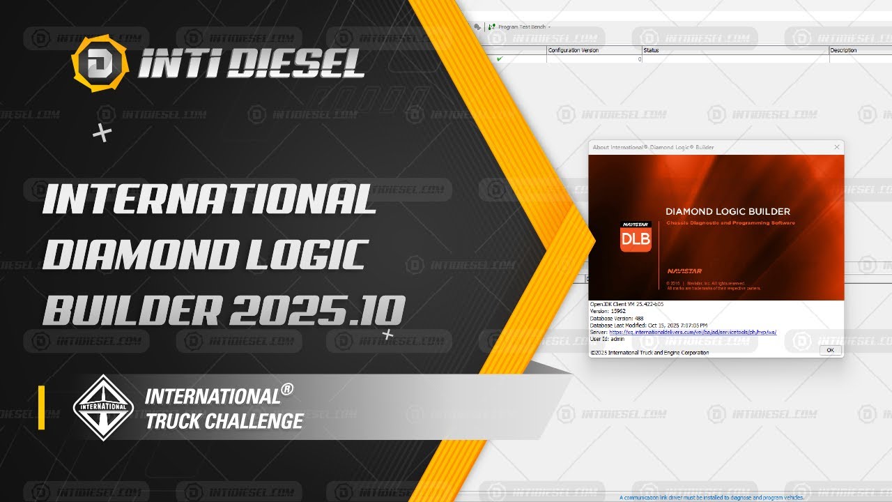 Activación de INTERNATIONAL DIAMOND LOGIC BUILDER 2025.10