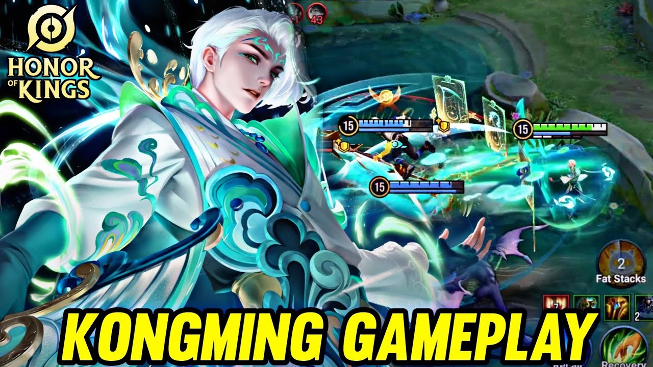 HOK : KONGMING GAMEPLAY | IN MID LANE - HONOR OF KINGS