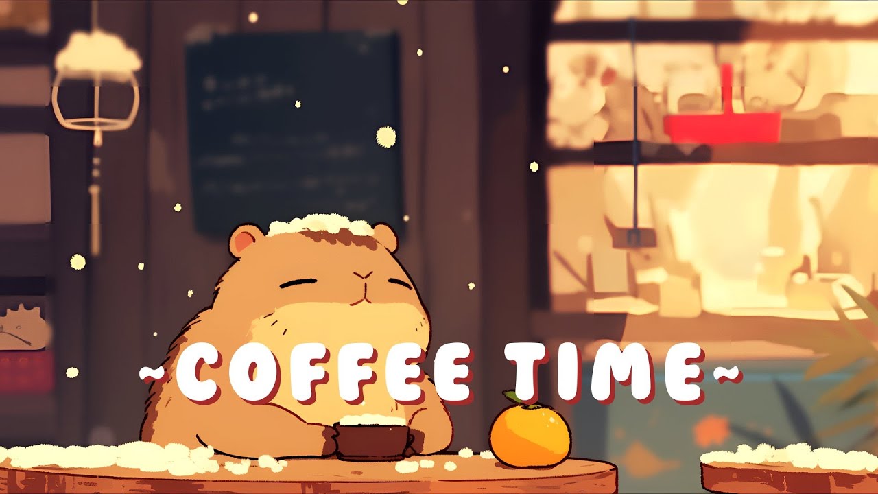 Capybara Music Corner - Calming Beats & Melodies ~ Tranquil Mood ~ 🎵 💫 | Background Music