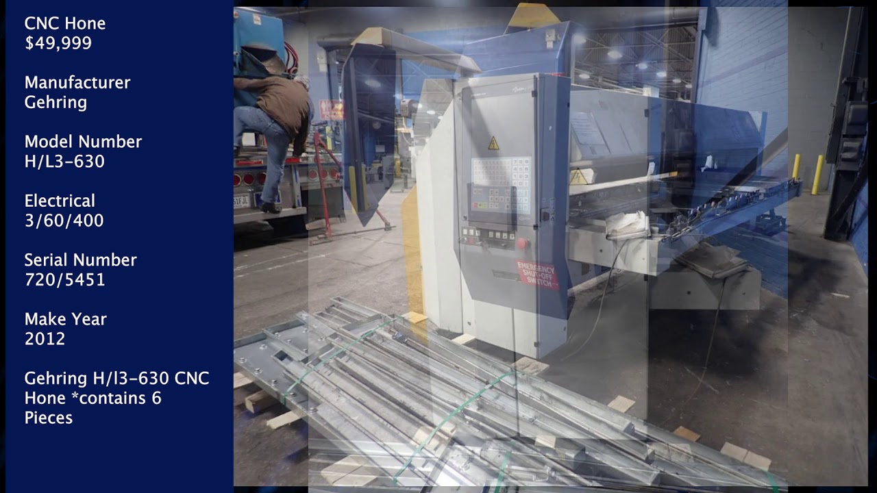 (SOLD) CNC Gehring Hone for Sale at HGR