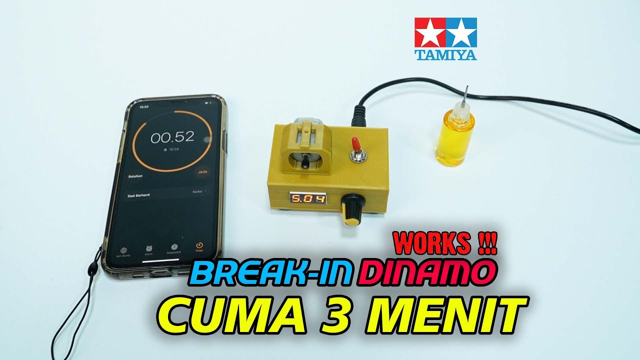 CARA SEDERHANA BREAK-IN DINAMO TAMIYA || 【ミニ四駆】MINI 4WD