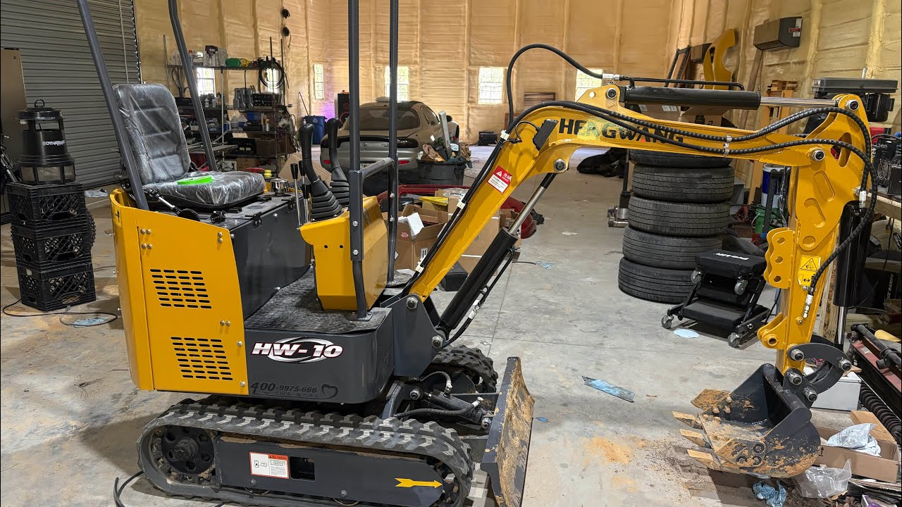 Installing Alternator on Mini Excavator Pt 1