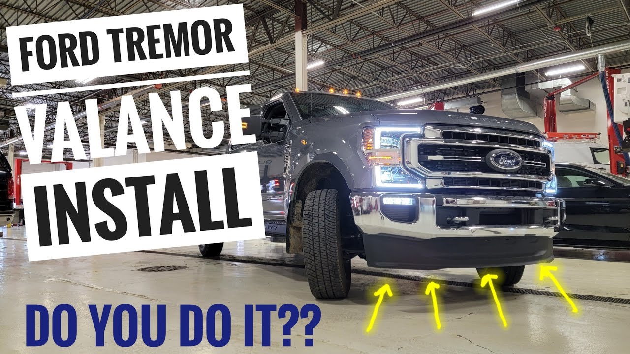 | HOW TO | Install the Ford Tremor Front Valance 2020-2022 Ford F250 F350 F450 Should I get one??