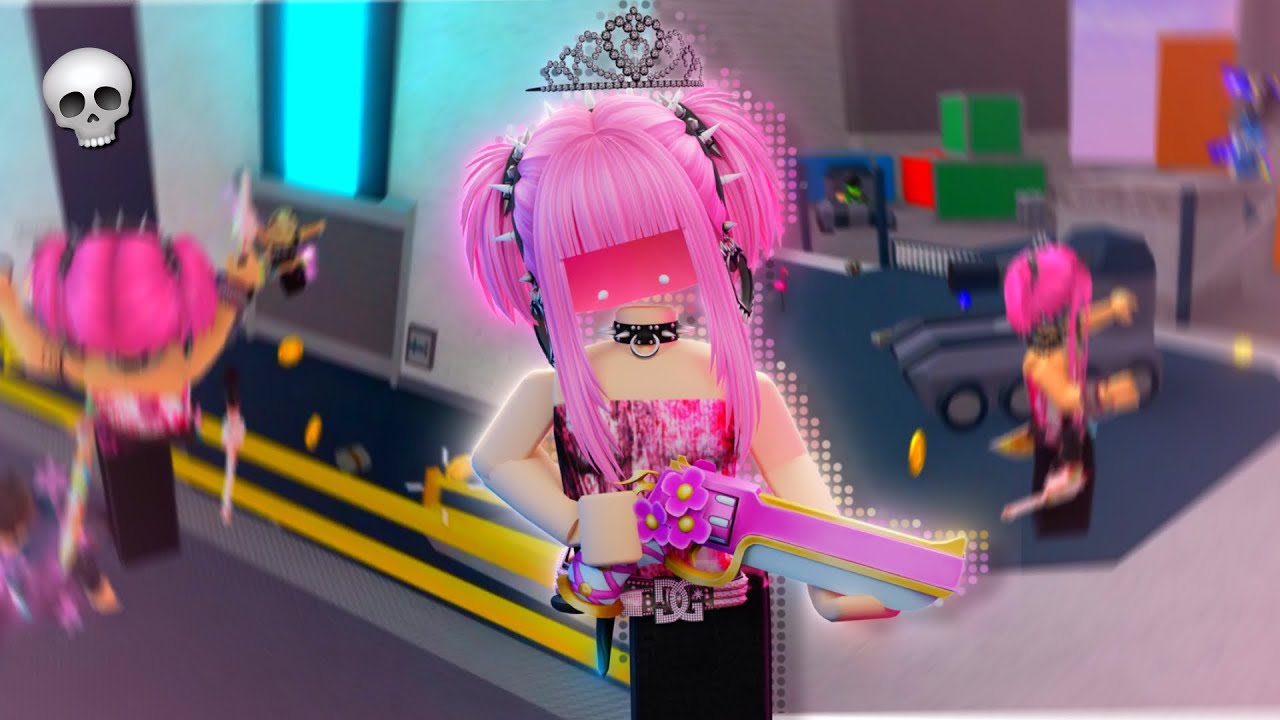Pink Punk Skin on MM2 Valentine Update💘||Gameplay