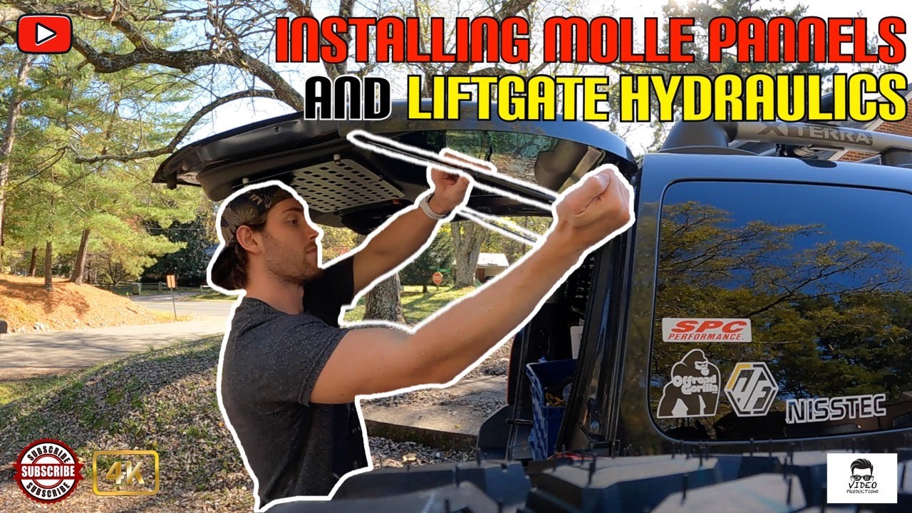 How to Install Molle Panels and Lift Gate Struts | Nissan Xterra