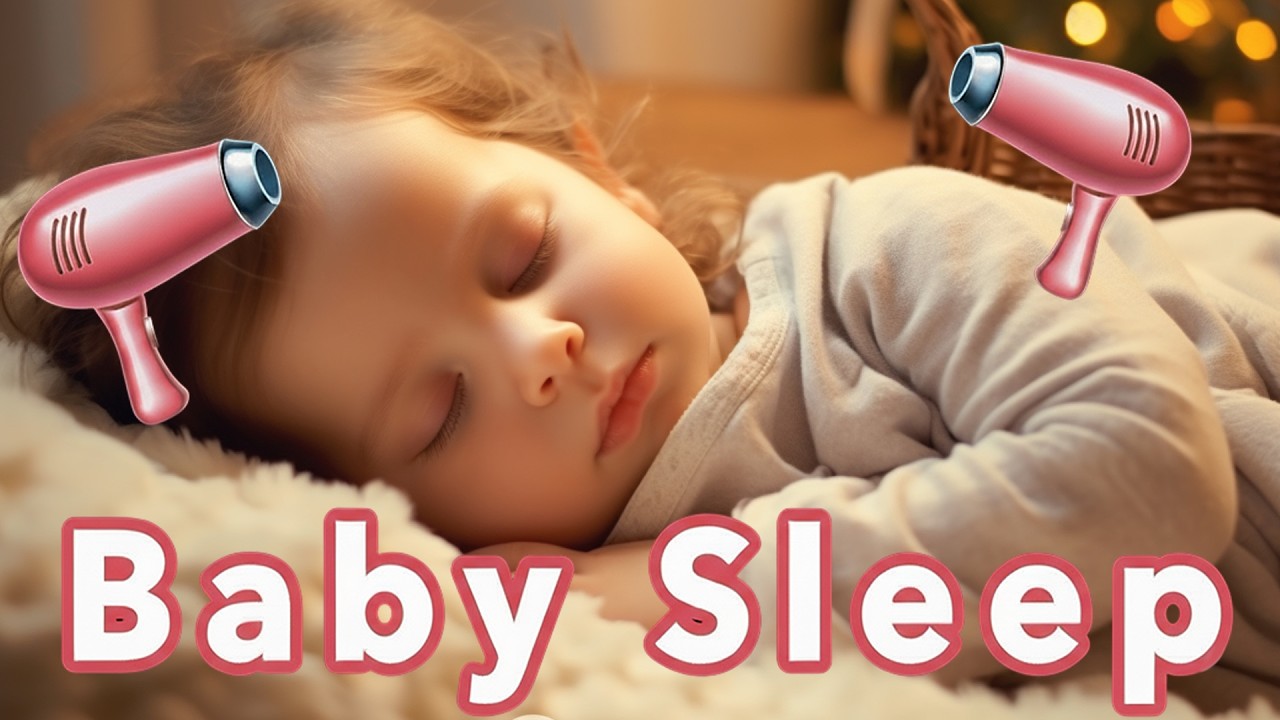 Baby Fön Sound 10 Stunden | Haarfön Geräusche zum Einschlafen / Hair Dryer Sleep Sounds
