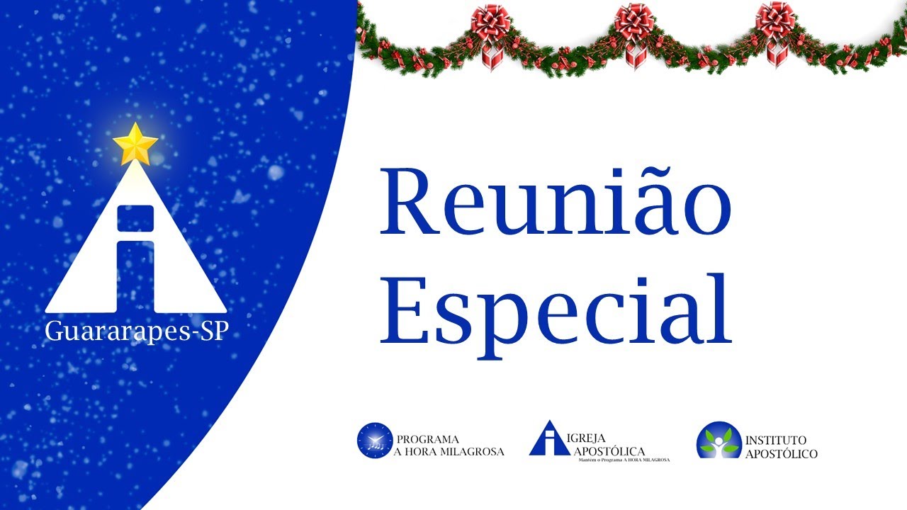 Reunião Especial - 29/11/2025 - Guararapes/SP