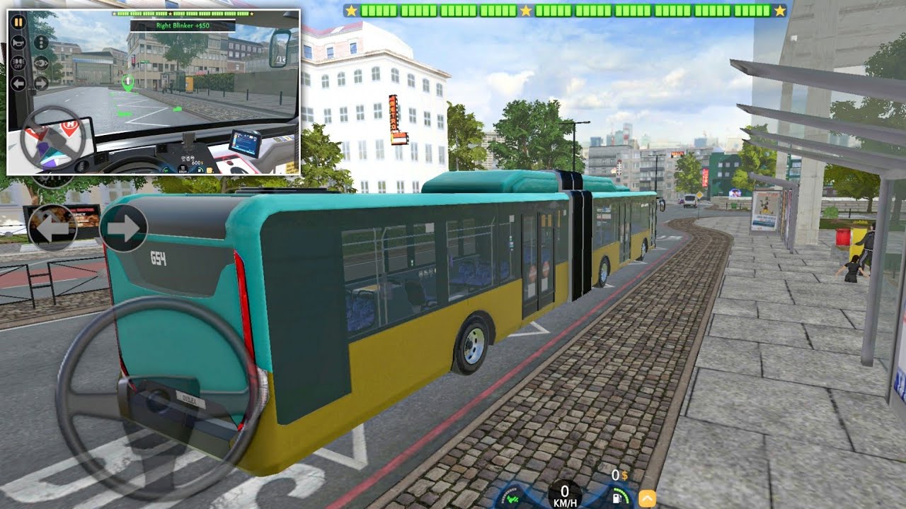 Live In Berlin - Bus Simulator Evo Gameplay City Bus Driving Articulated Bus on German Roads Part 2