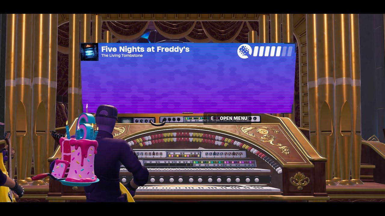 FNAF Song by The Living Tombstone - Fortnite Festival (Custom Song)