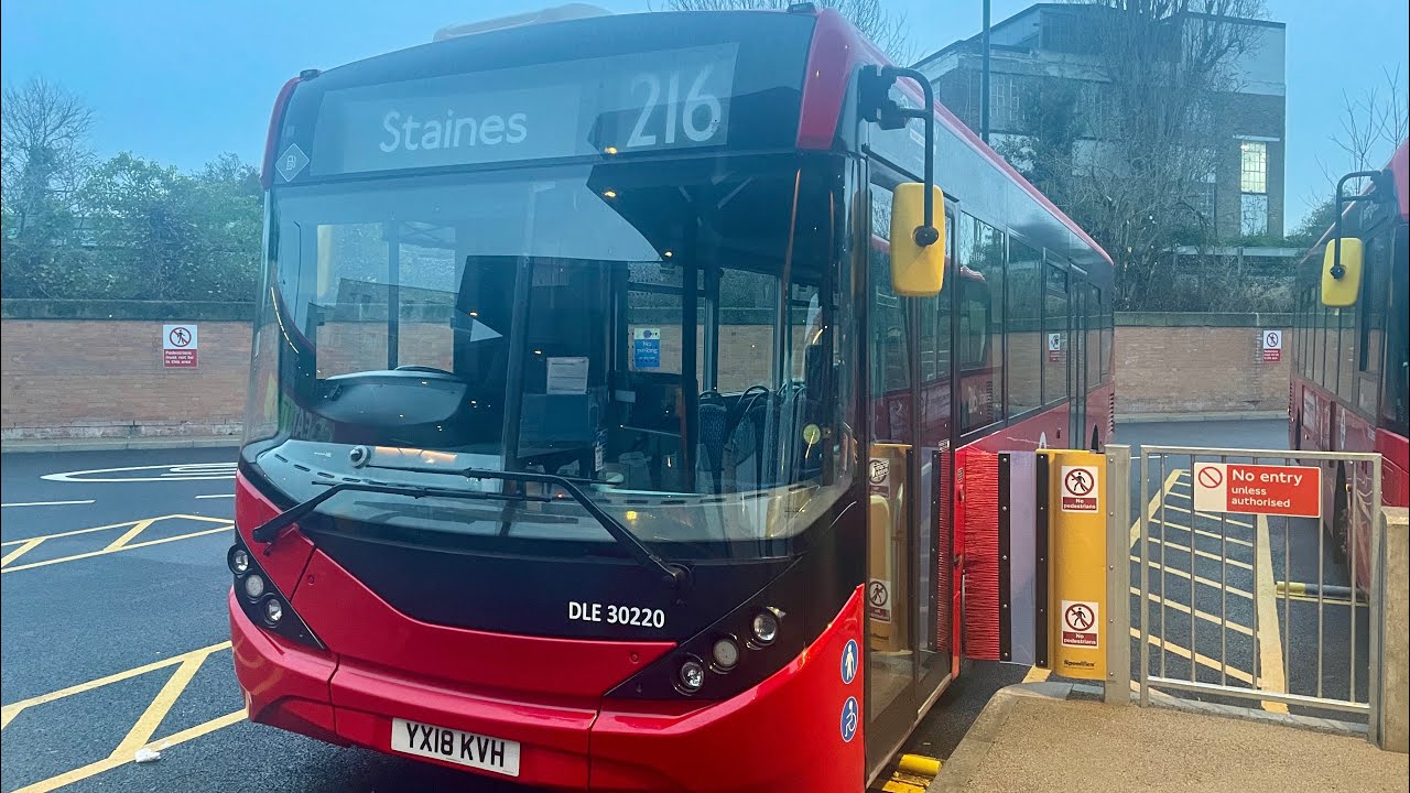 216 TFL Full Bus Journey - Kingston Cromwell Road Bus Station to Staines Bus Station