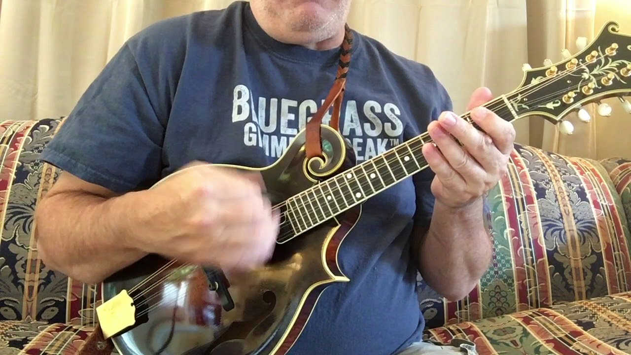 Mandolin lesson: I'll Fly Away (D), How to build an intro