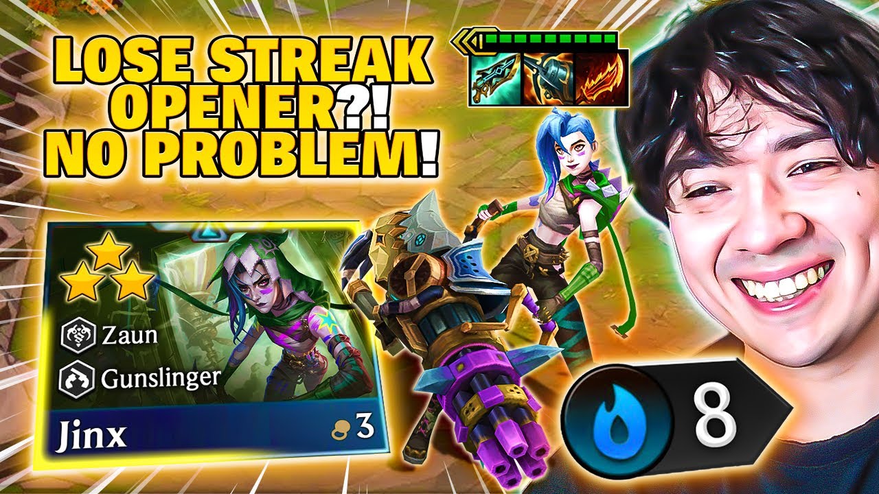 This Is One Of The Best LOSS STREAK Comps You Can Play... 3 Star Jinx Is INSANE!