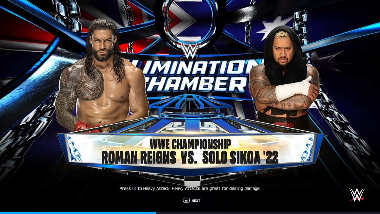 WWE 2k25 : Roman Reigns Vs Silo Sikoa | WWE Championship