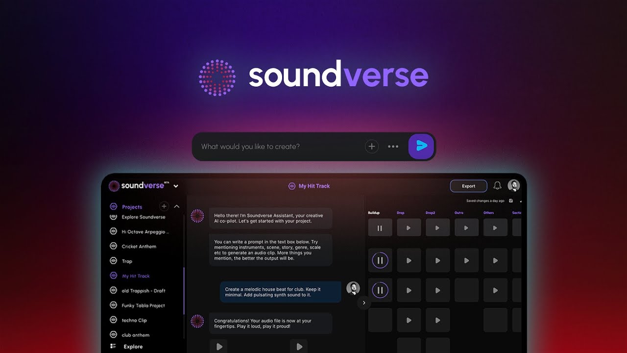 Soundverse Lifetime Deal - AI Assistant for Content and Music Creators
