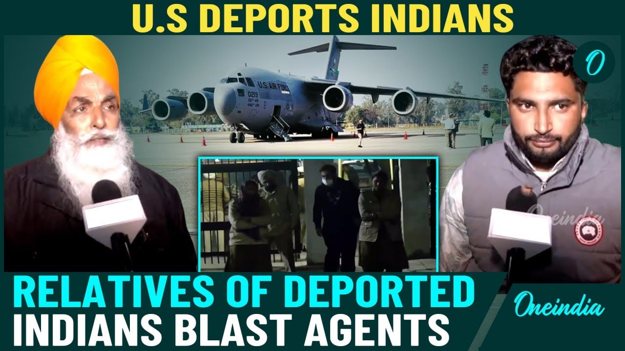 Second U.S Plane With Deported Indian Arrives in Amritsar | Relatives Express Outrage Towards Agents