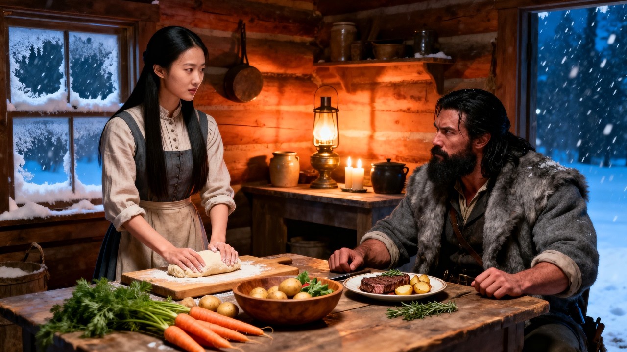 Mountain Man Hired a Chinese Widow as a Cook — Her Delicious Cooking Changed His Life Forever