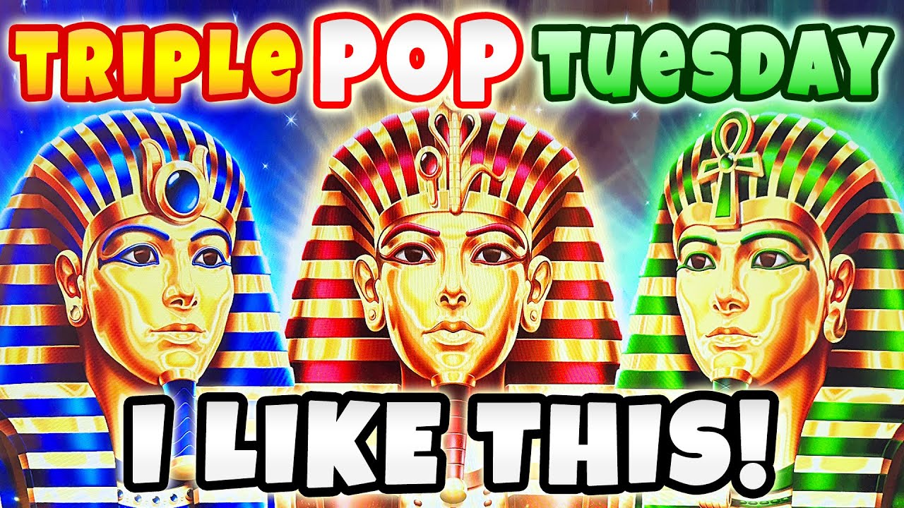 BIG WIN! I Really Like This Slot Bonus! Pharaoh Link for Triple Pop Tuesday from Grand Sierra Resort