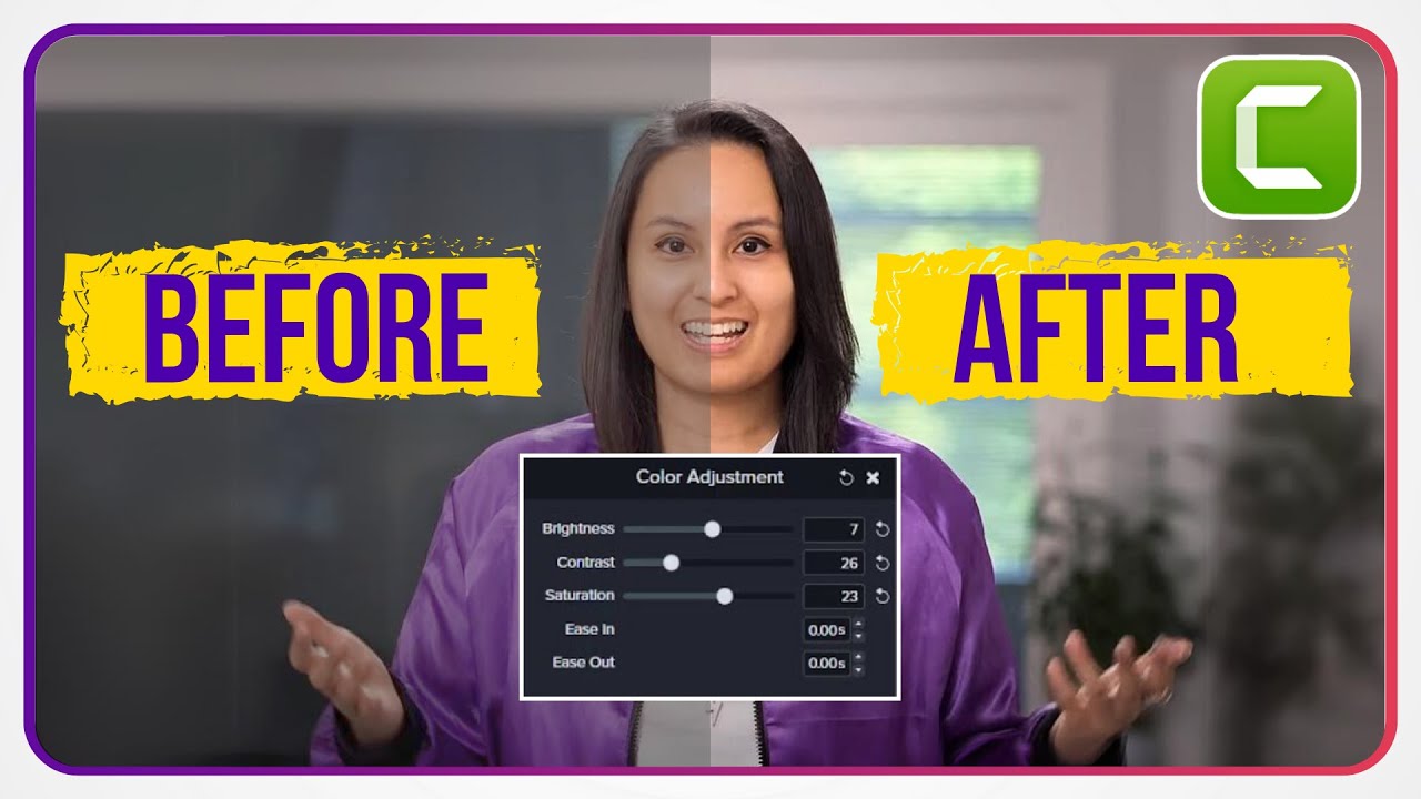 Camtasia 2024 | How I Do Color Correction to Enhance Video Projects 🎇