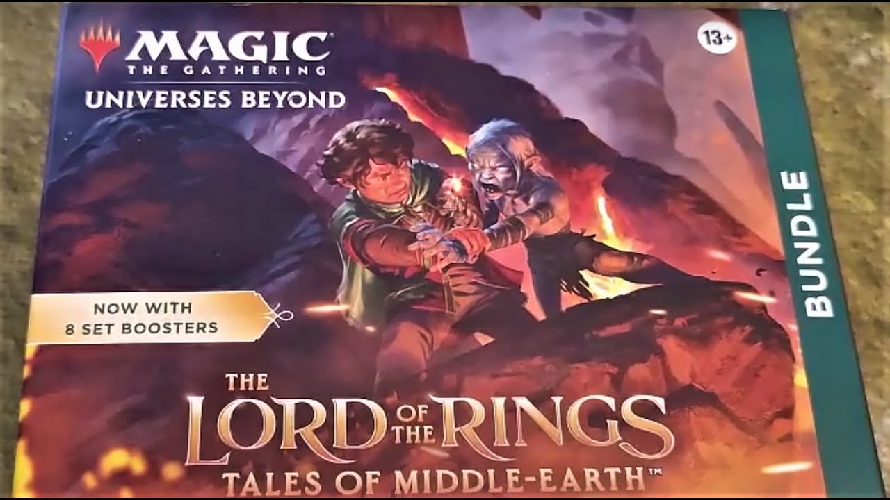Magic the Gathering - Lord of the Rings bundle - вскрываем коробку