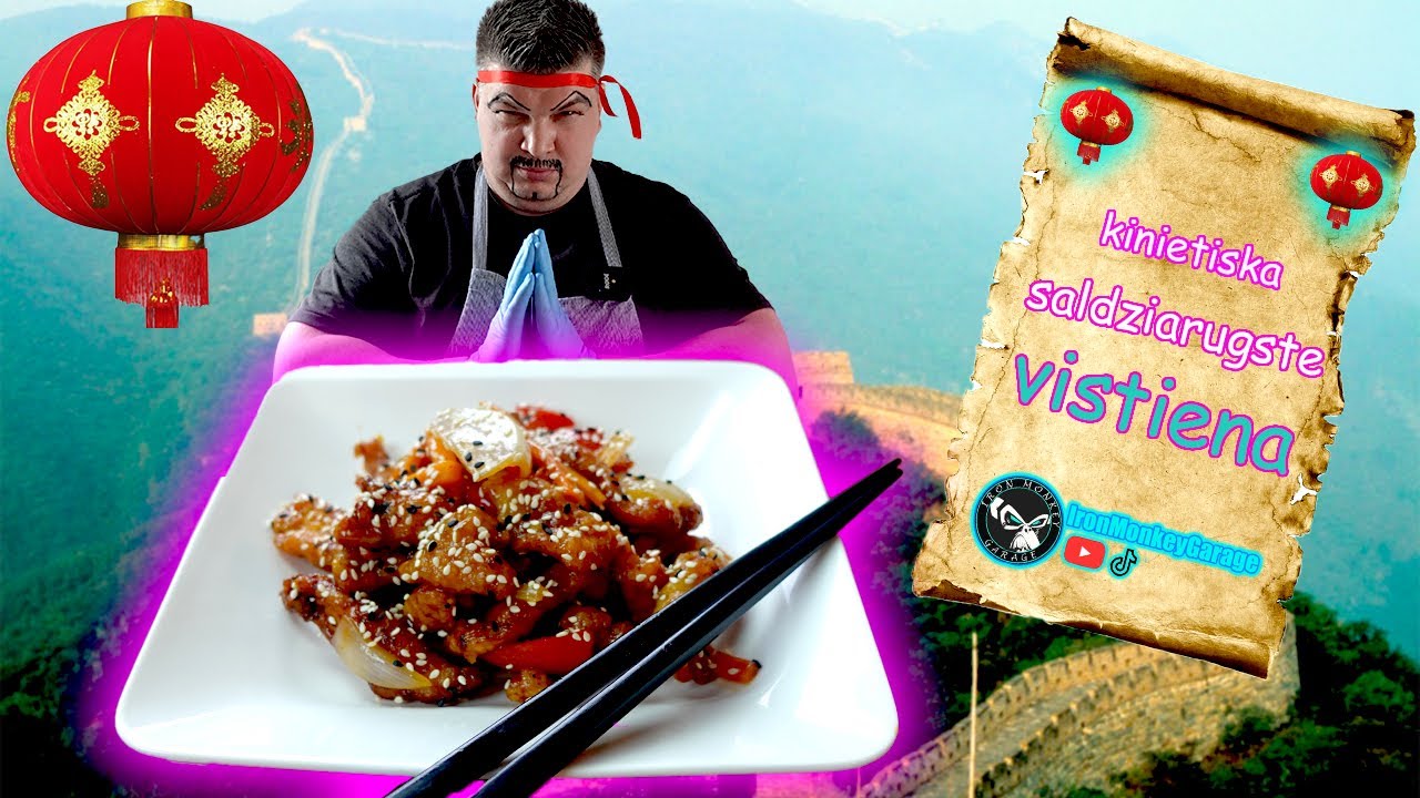 kinu saldžiarugštė vištiena:)