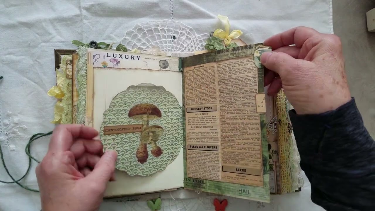 Vintage Style Botanical Junk Journal *SOLD*