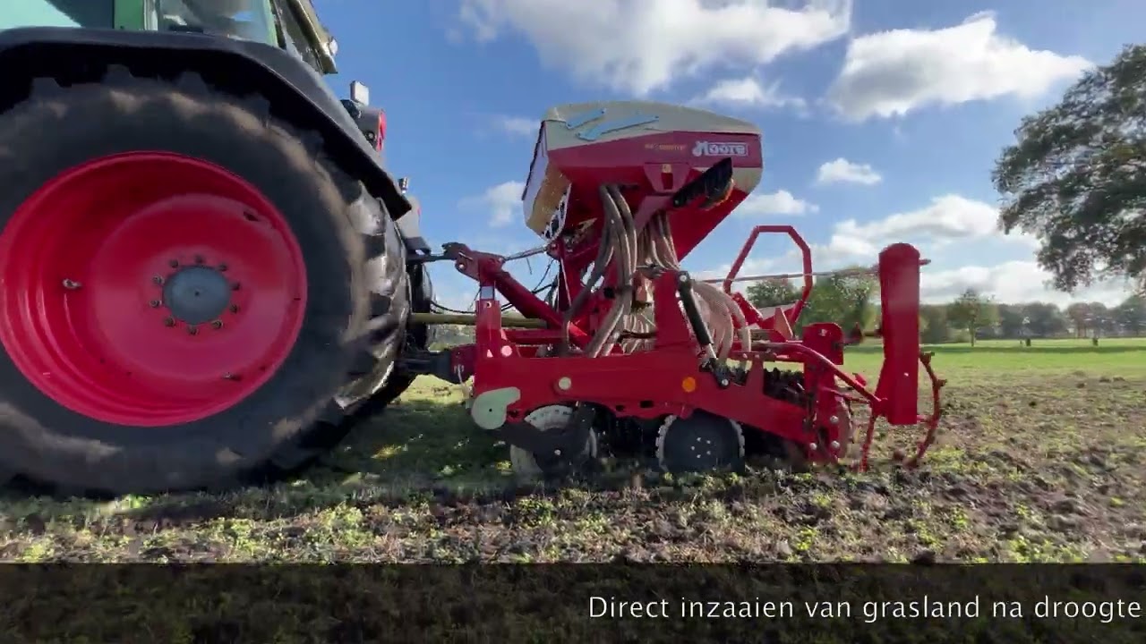 Moore Unidrill Direct zaaimachine / No-till Direktsaatmaschine Ben Schuitert Agrotechniek