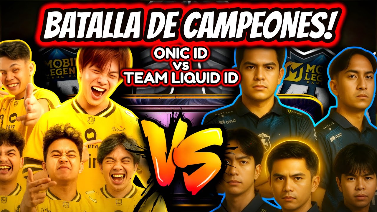 ¡BATALLA DE CAMPEONES PERO CON ROLES OPUESTOS! ONIC ID vs TEAM LIQUID PH | MOBILE LEGENDS