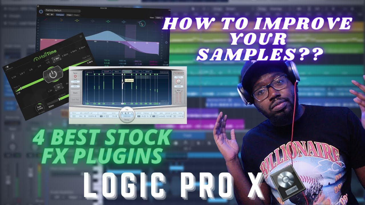 4 STOCK Plugins That Will IMPROVE your Samples/Beats INSTANTLY | LOGIC PRO X (10.5 UPDATE) Tutorial