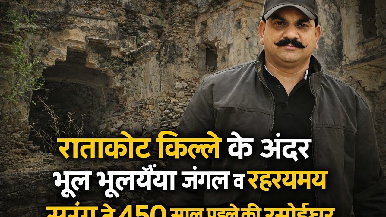 राताकोट किल्ले के अंदर भूल भुलैया जंगल व रहस्यमय सुरंग वे 450 साल पहले की रसोईघर।HeritageofRajasthan